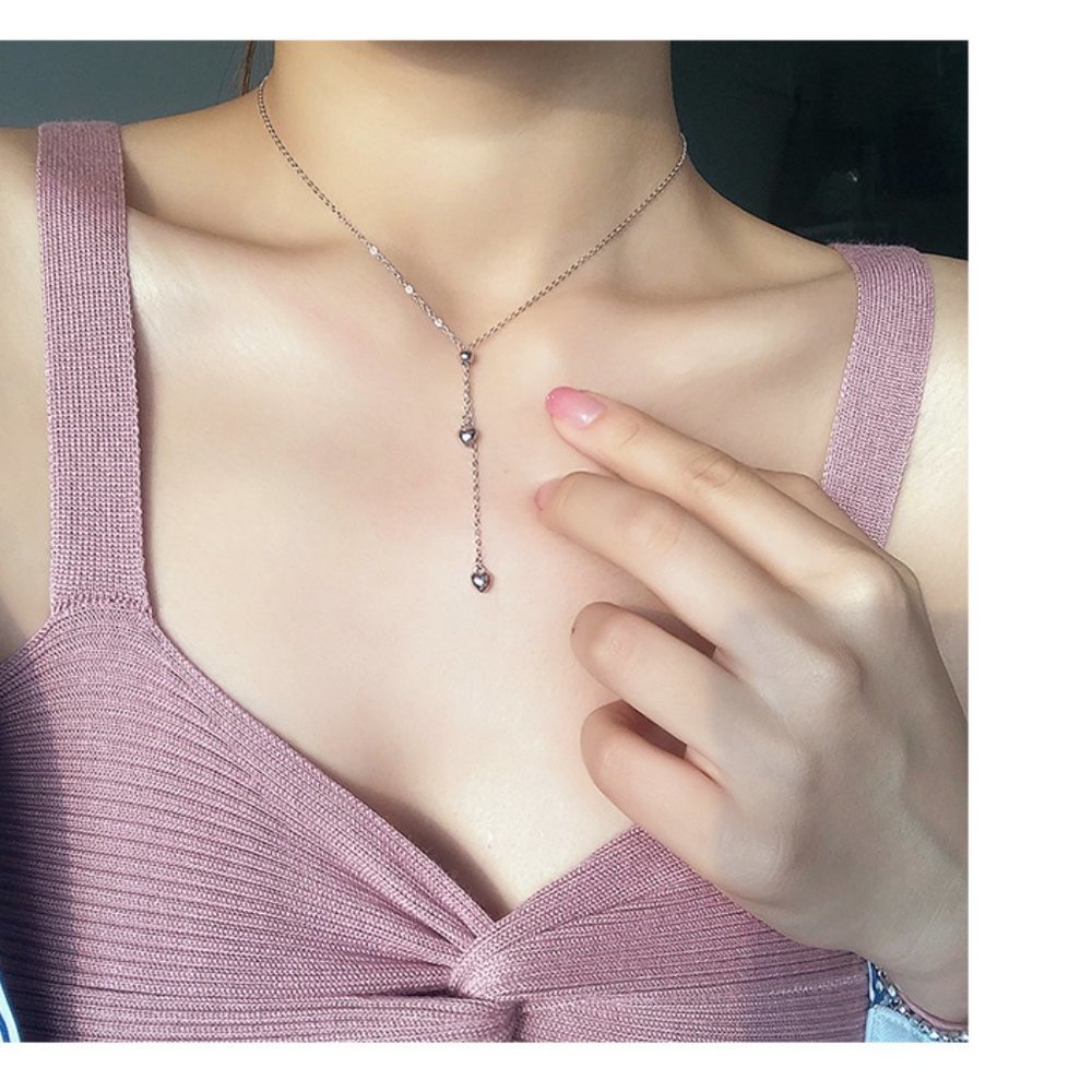 NEW 925 Sterling Silver Adjustable Bead Necklace - Picture 5 of 8